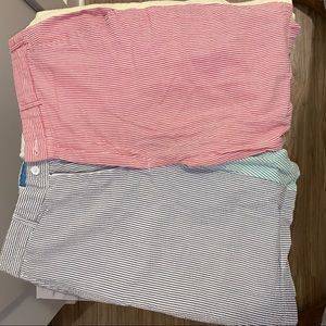 Castaway Multi-Colored Seersucker Shorts - Size 32